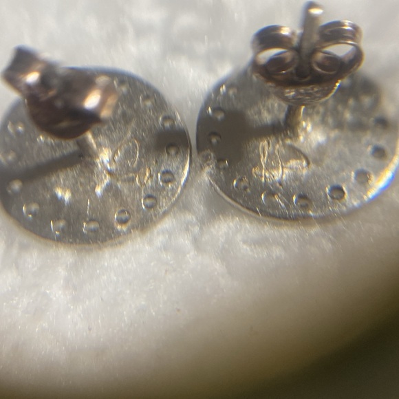 Hand made and signed Sterling 925 Sunflower Studs - Picture 3 of 11
